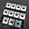 Precision machinery hardware custom processing/aluminum parts processing/hardware processing parts/line groove backing plate