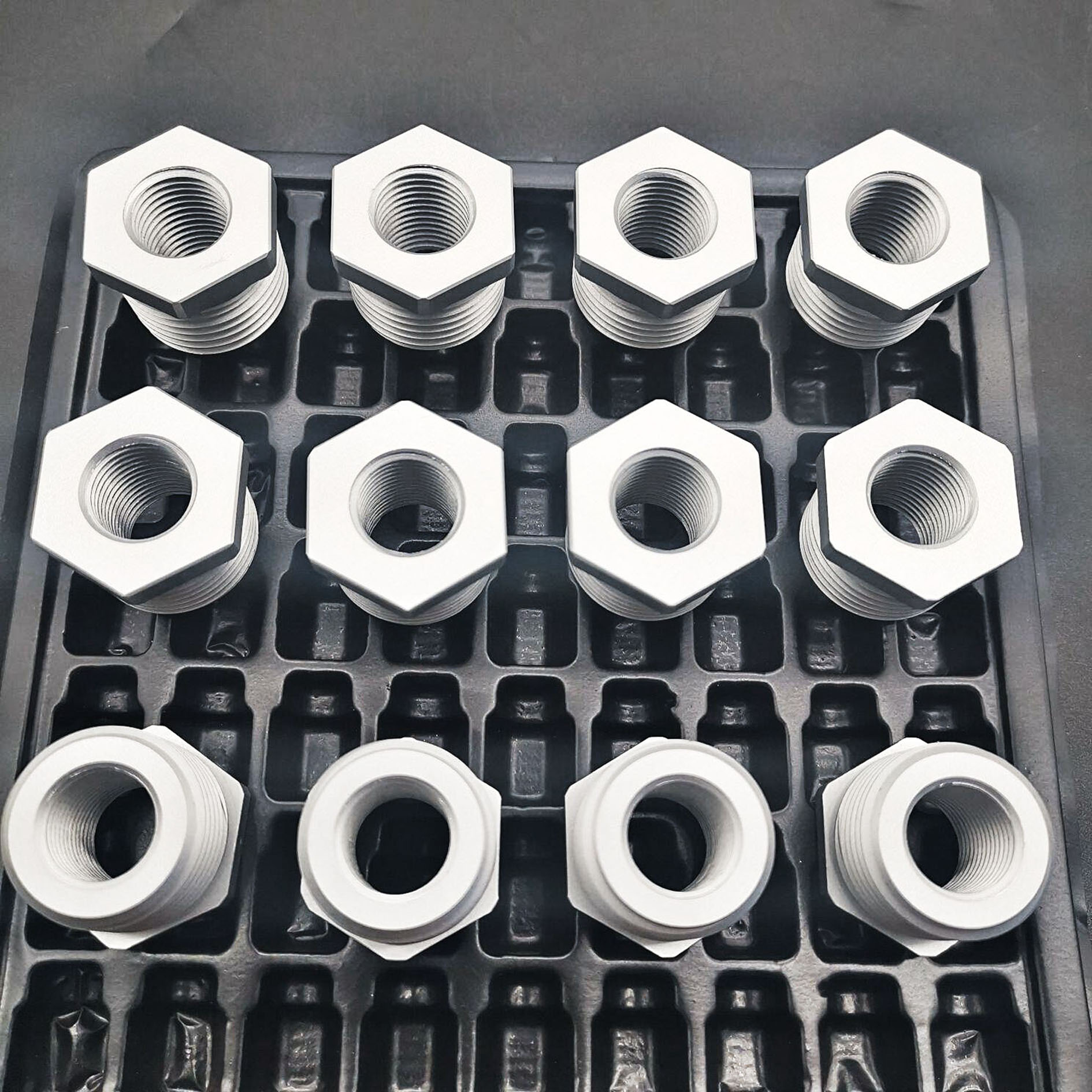 Precision machinery hardware custom processing/aluminum parts processing/hardware processing/threaded adapters