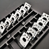 Precision machinery hardware custom processing/aluminum parts processing/hardware processing parts/line groove backing plate