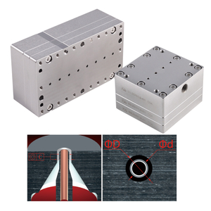 High-precision customized stainless steel CNC machine parts / spinneret for MBR reinforced liner coating
