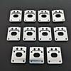 Precision machinery hardware custom processing/aluminum parts processing/hardware processing parts/line groove backing plate