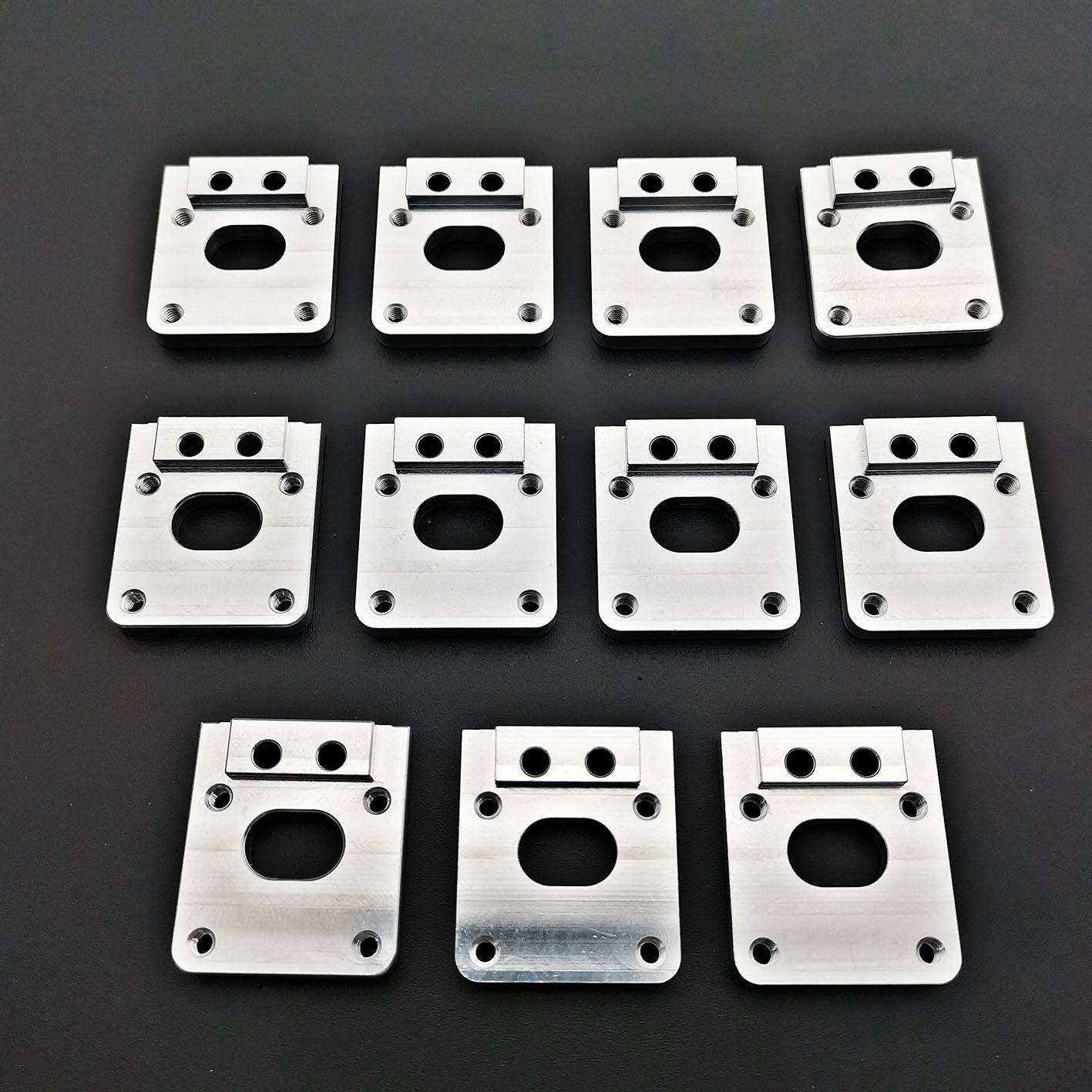 Precision machinery hardware custom processing/aluminum parts processing/hardware processing parts/line groove backing plate