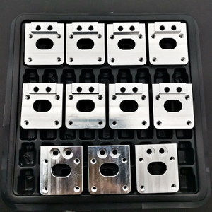 Precision machinery hardware custom processing/aluminum parts processing/hardware processing parts/line groove backing plate